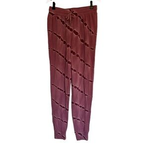 Splendid - Women's Wine Colored TieDye
Joggers Ribbed waist & Ankles Small NWT